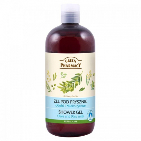 Produse - Gel de dus cu ulei de masline si lapte de orez - 500 ml