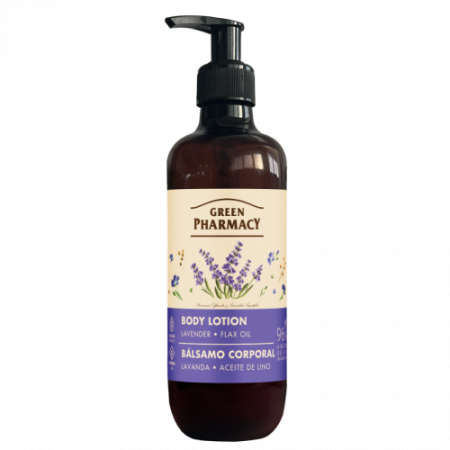 Lotiuni si creme de corp - Lotiune corporala cu extract de lavanda si ulei de in  , 400 ml