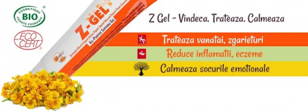 Tratamente ingrijire corp - Z-Gel All Purpose, gel prim ajutor pt tratare vanatai, dureri musculare, zgarieturi si socuri emotionale, 60 ml