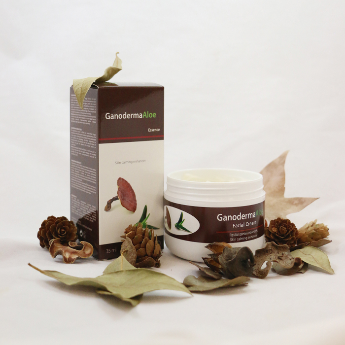 Crema faciala, eterna tinerete, pentru ten uscat sau inbatranit, esenta de ganoderma, gel aloe vera, 100 ml [2]