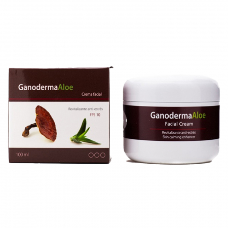 Cosmetica-facial - Crema faciala, eterna tinerete, pentru ten uscat sau inbatranit, esenta de ganoderma, gel aloe vera, 100 ml
