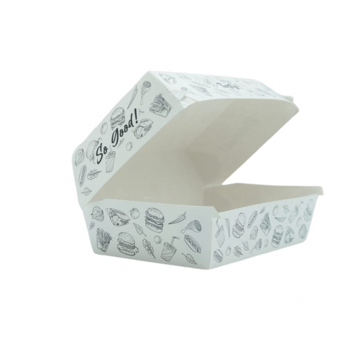 Cutie carton color takeaway meniu burger, 18×12x9cm , 100 buc/set [2]