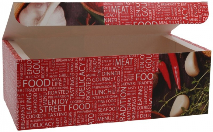 Cutie meniu cu autoformare din carton rezistent la lichide, 1200 gr [2]