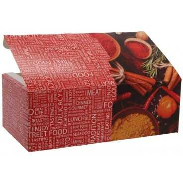 Cutie meniu cu autoformare din carton rezistent la lichide, 1200 gr [3]