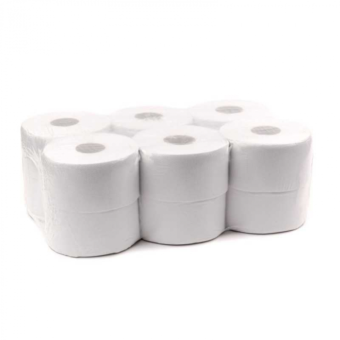 Hartie igienica mini jumbo alb-deink 2 straturi 120 m Papernet 411499 [2]