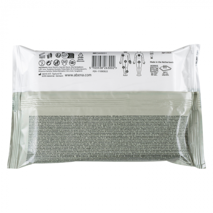 Manusi umede pentru spalarea corpului, fara clatire, 8 buc/set [2]