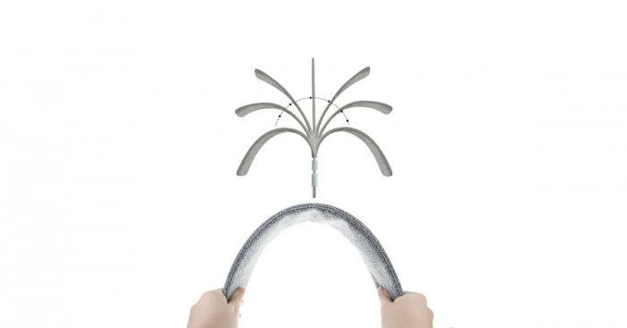 Mop plat flexibil pentru curatarea prafului in spatiile inguste [5]