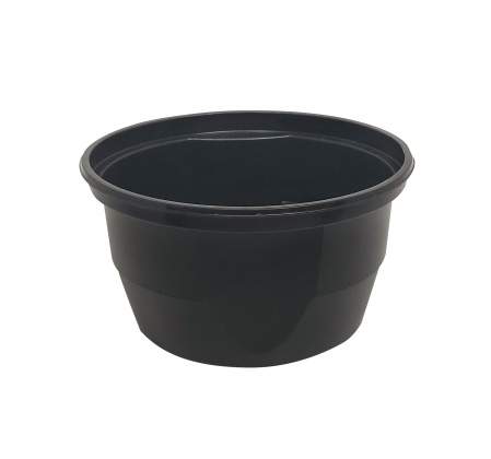 Caserole si boluri catering - Bol supa PP negru 360 ml + capac