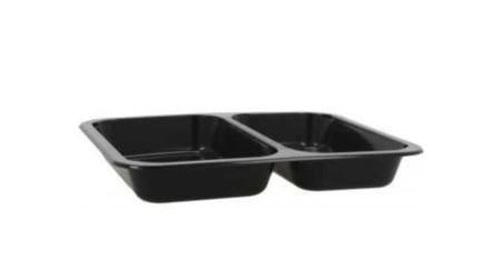 Caserole si boluri catering - Caserole termosudabile PP negre 227x178x30