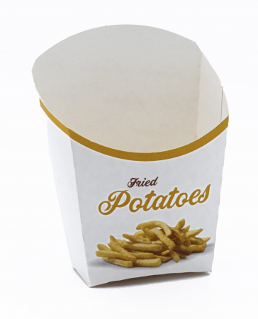 Produse biodegradabile - Cutie din carton pentru cartofi prajiti