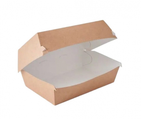 Cutie carton takeaway meniu burger kraft, 18×12x9cm , 100 buc/set [1]