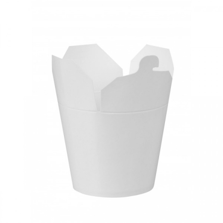 Caserole si boluri catering - Cutie carton alb pentru paste 50 buc/set