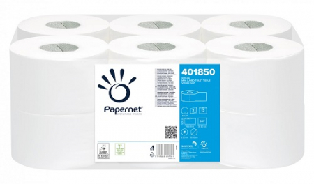Hartie igienica - Hartie igienica mini jumbo alb 170 m Papernet 401850