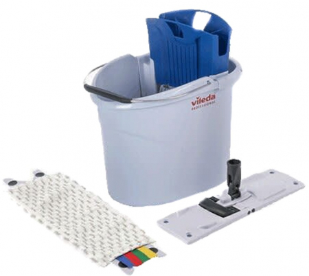 MENAJ - Kit complet galeata si mop plat Vileda UltraSpeed Mini VL133414