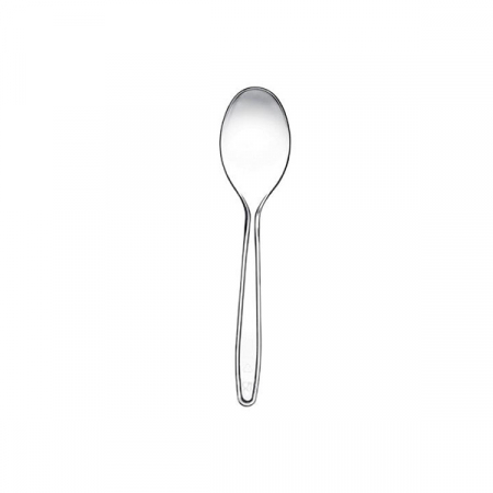 Produse din plastic - Lingurite albe reutilizabile 125 mm vrac
