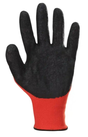 Manusi de protectie munca, rosu-negru [1]