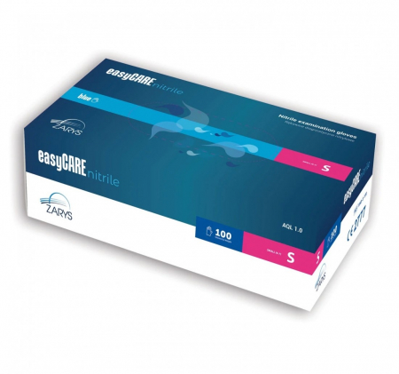 MEDICALE - Manusi nitril Easy Care Albastru 100 buc/set