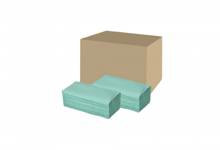 Prosoape pliate - Prosop pliat verde 1 strat