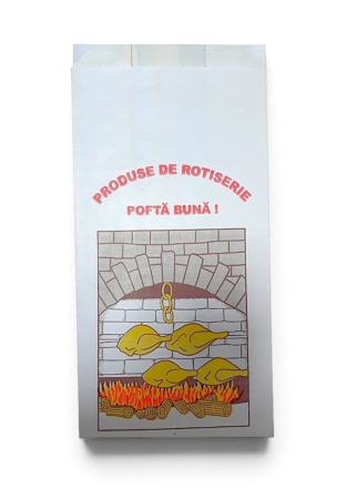 AMBALAJE CATERING - Punga cerata pentru rotiserie 10 kg/ bax