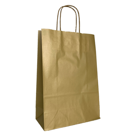 Sacosa hartie kraft natur CMI 22x10x28, 250 buc/set [1]