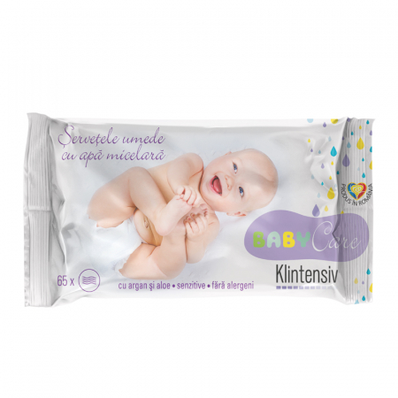 Cosmetice - Servetele umede Baby, 65 buc/set