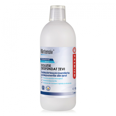 Degresanti - Detergent profesional pentru desfundat tevi, Klintensiv 1L