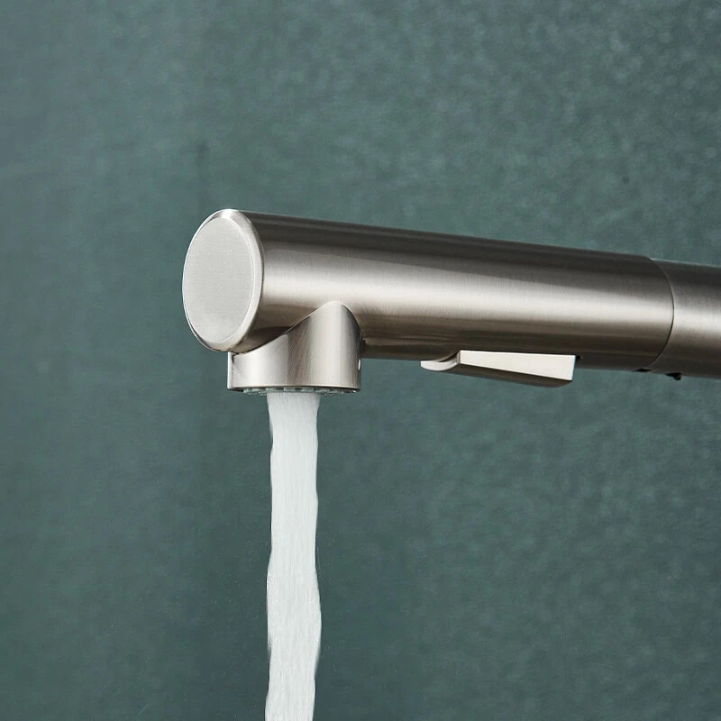 baterie bucatarie crom nichelat BisDesign dus extractabil design ergonomic 36cm [7]