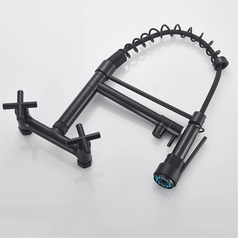 baterie bucatarie perete negru mat BisDesign dus profesional 44cm [8]