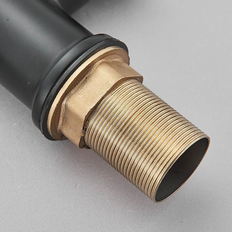 baterie bucatarie profesionala negru mat BisDesign cu dus flexibil 360 [12]