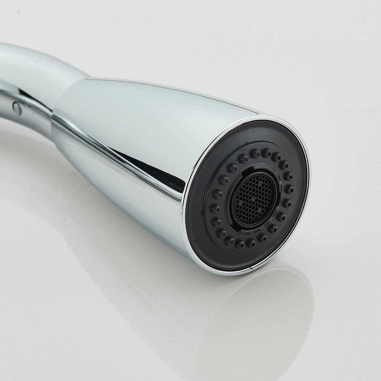 Baterie bucatarie crom lucios cu dus extractabil 3 functii BisDesign [9]