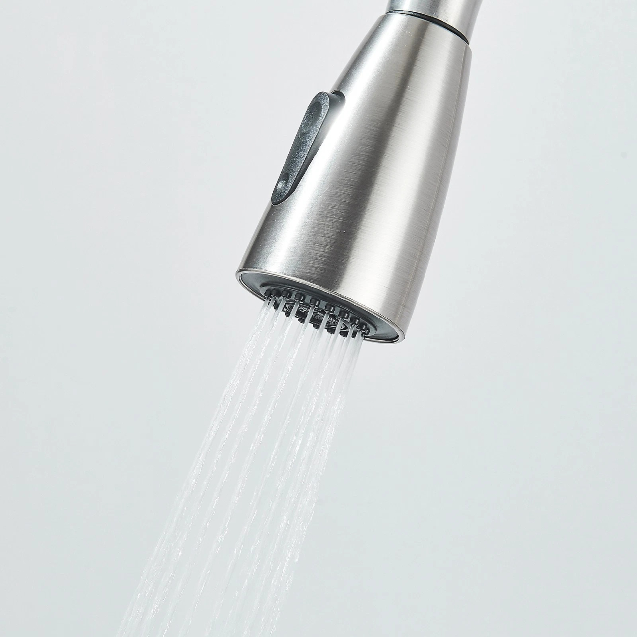 Baterie bucatarie crom nickelat cu dus extractabil 3 functii BisDesign [7]