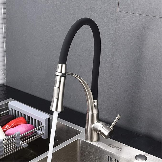 Baterie Bucătărie BisDesign® Crom Nichelat cu Duș Maleabil 44 cm [3]