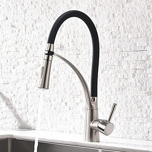 Baterie Bucătărie BisDesign® Crom Nichelat cu Duș Maleabil 44 cm [7]