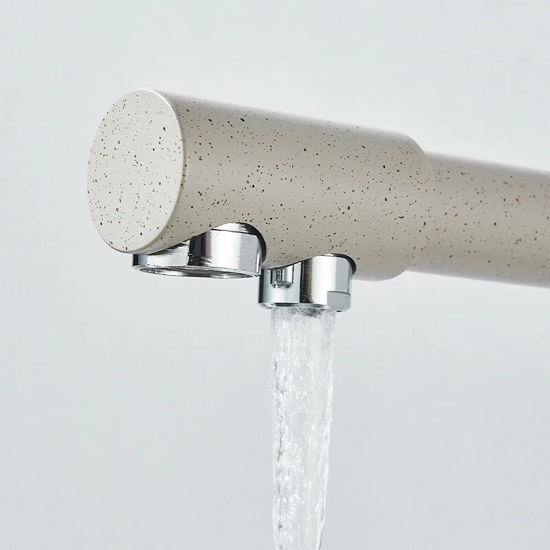 baterie bucatarie bej granit pigmentat BisDesign cu apa filtrata 31cm [5]