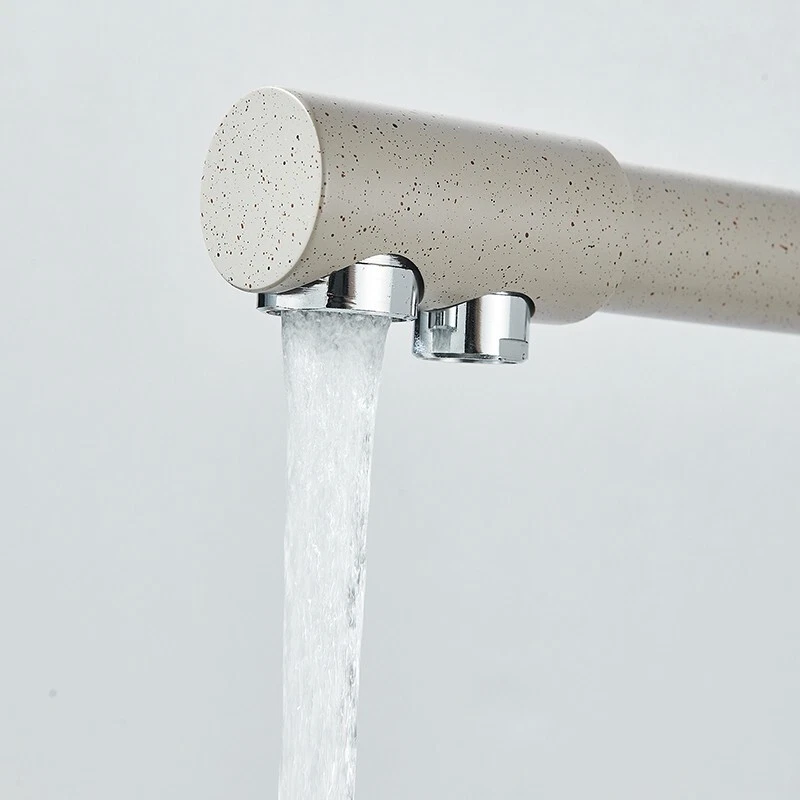 baterie bucatarie bej granit pigmentat BisDesign cu apa filtrata 31cm [6]