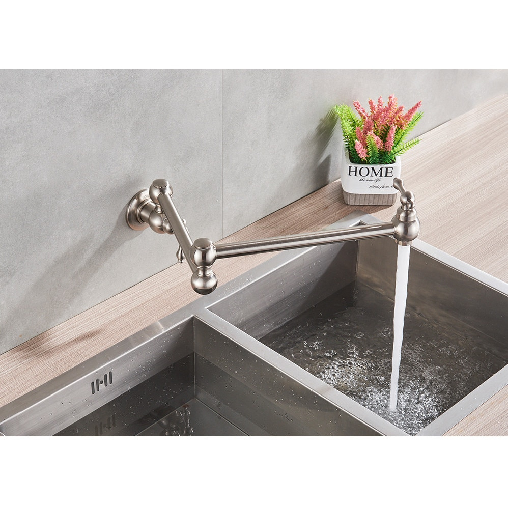 Baterie chiuvetă bucătărie crom nichelat 58 cm montaj aragaz sau chiuvetă [2]