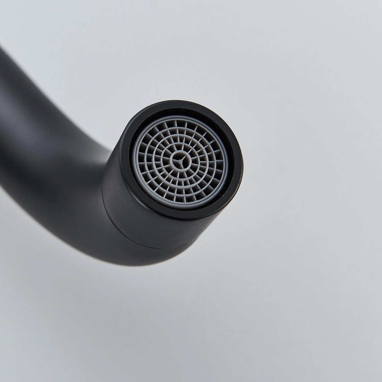 Baterie lavoar incastrata negru mat 21 cm BisDesign [6]