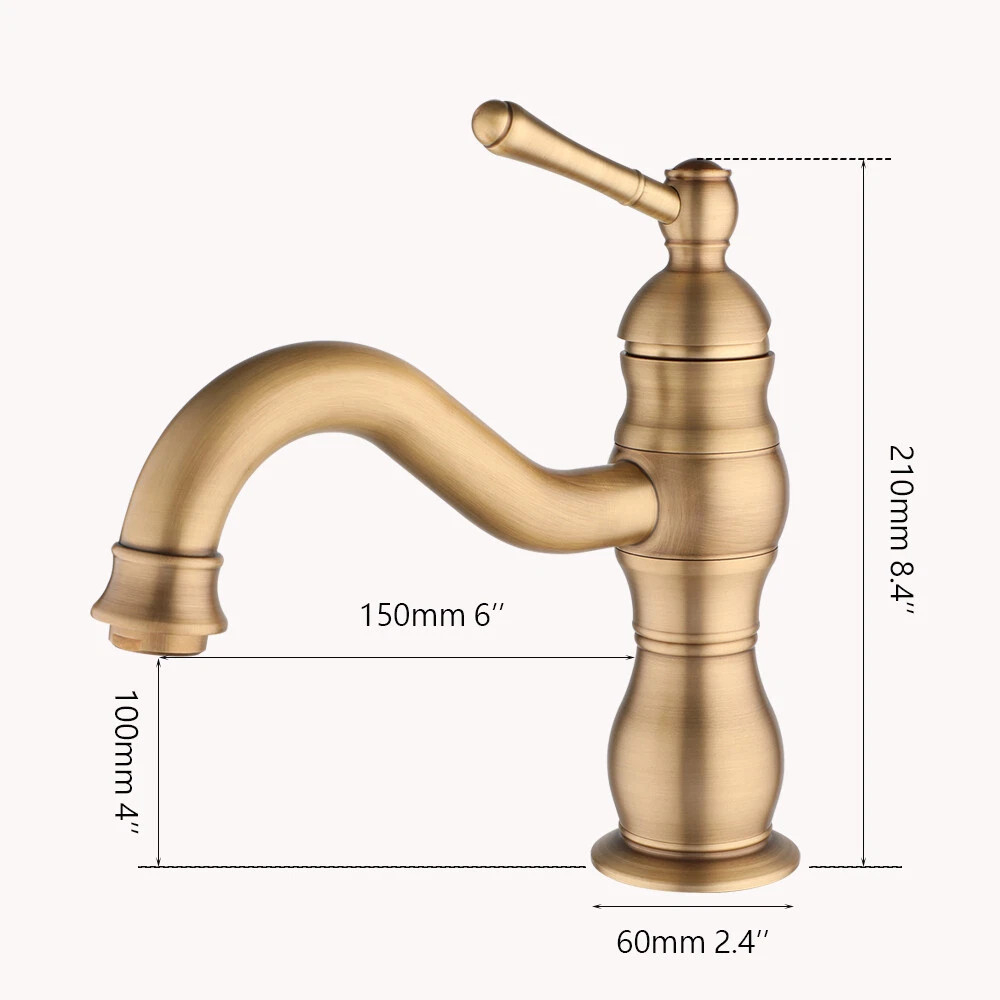 Baterie Lavoar BisDesign® Bronz Antichizat 22 cm [10]