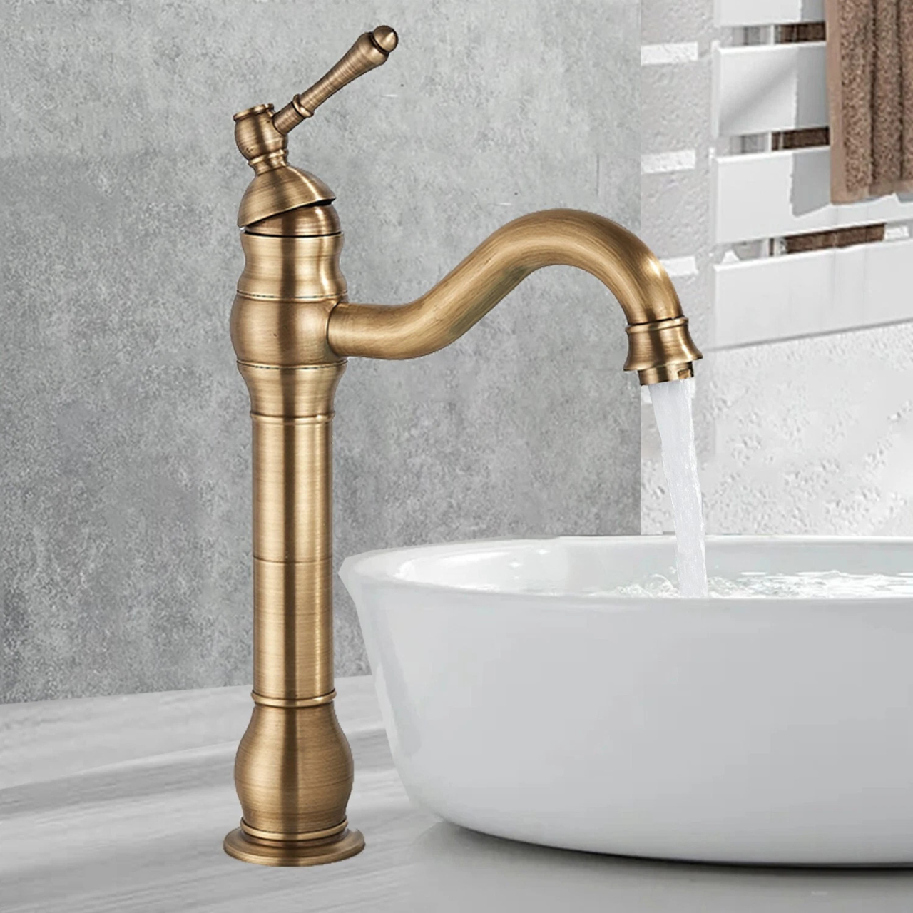 Baterie Lavoar BisDesign® Bronz Antichizat 33 cm [3]