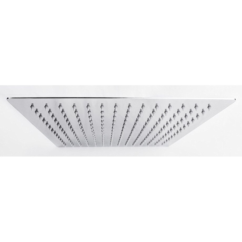 Cap duș pătrat BisDesign® Ultra Slim 40x40 cm, crom lucios, oțel inoxidabil [4]