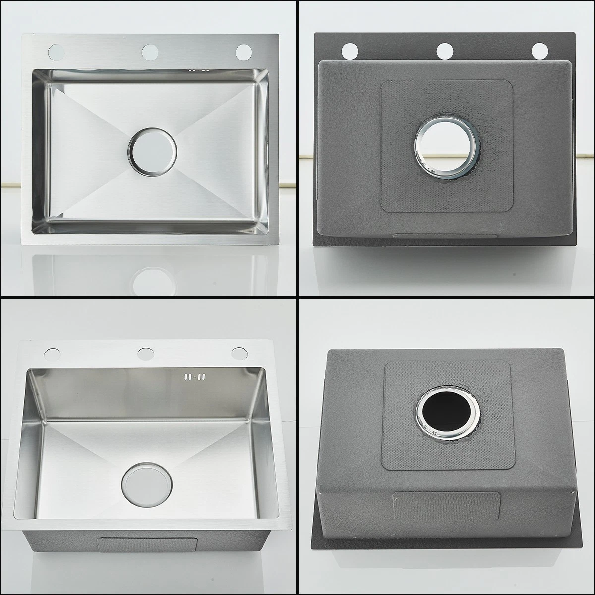 Chiuvetă Multifuncțională Inox Nichel Periat cu Cascadă și Duș Extractabil BisDesign [9]