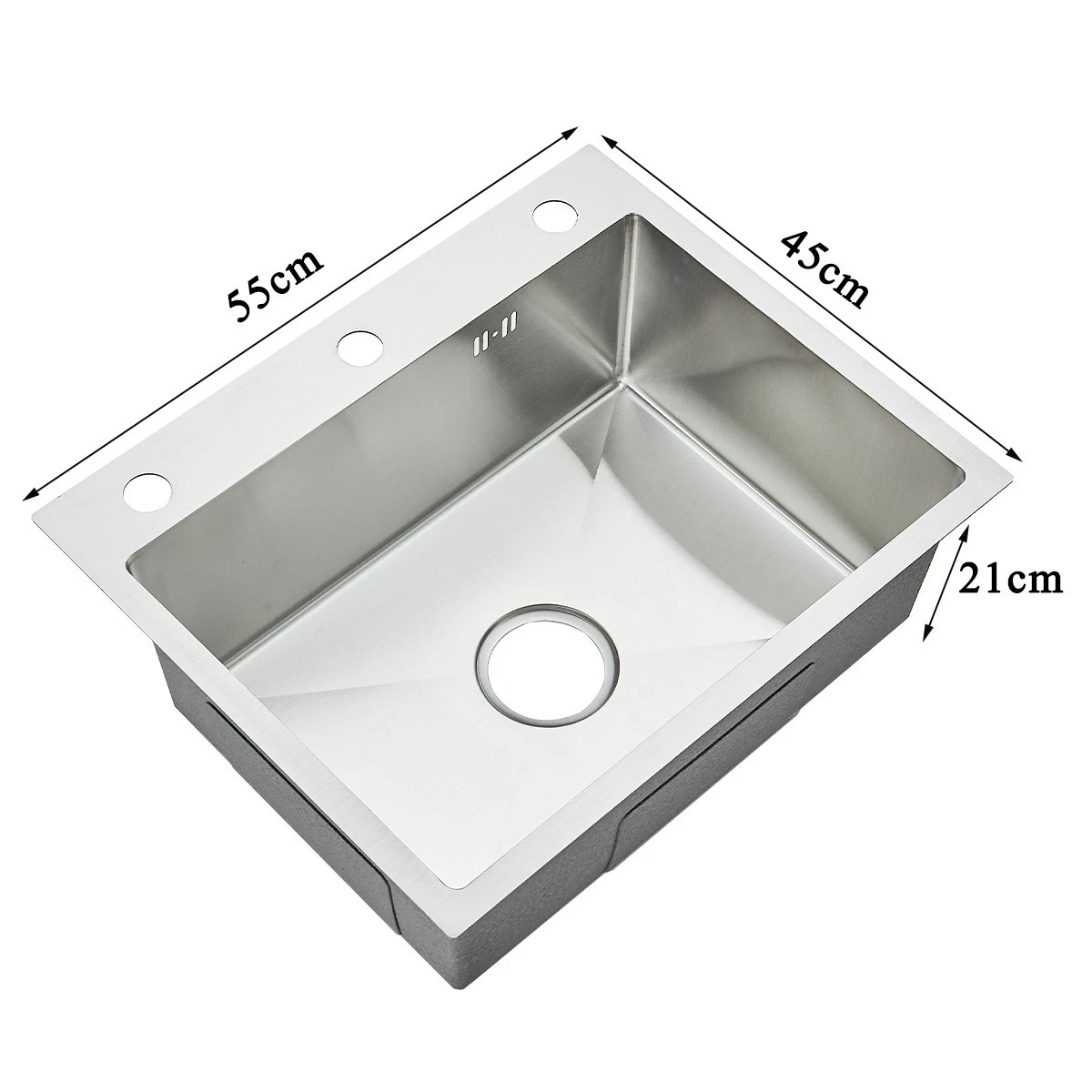 Chiuvetă Multifuncțională Inox Nichel Periat cu Cascadă și Duș Extractabil BisDesign [10]