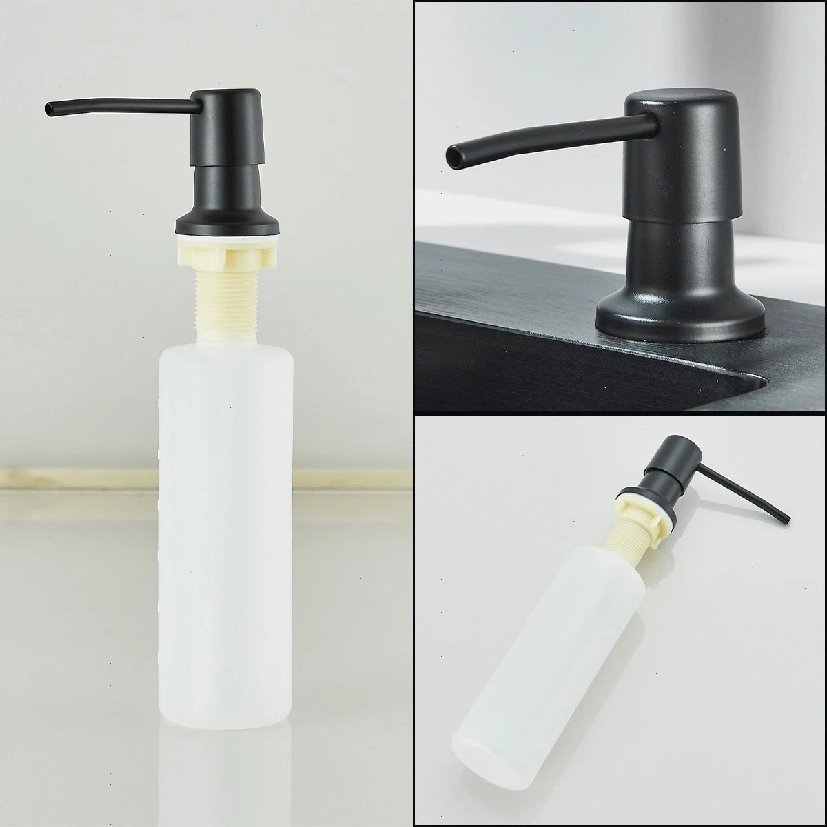 Chiuveta bucatarie multifunctionala negru mat 50x45 cm BisDesign [7]