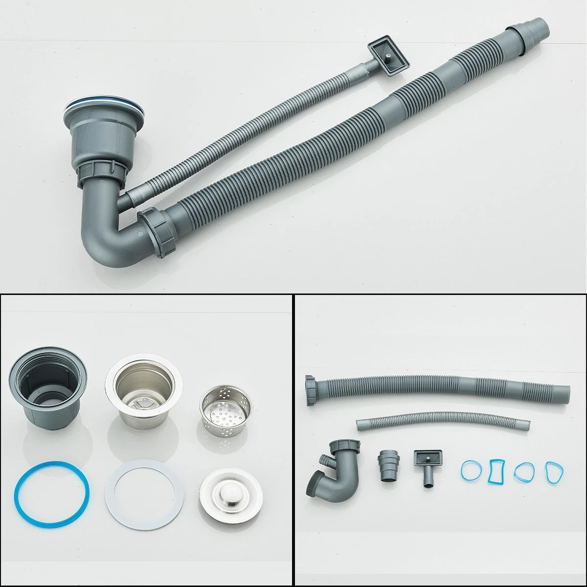 Chiuveta bucatarie multifunctionala negru mat 50x45 cm BisDesign [6]