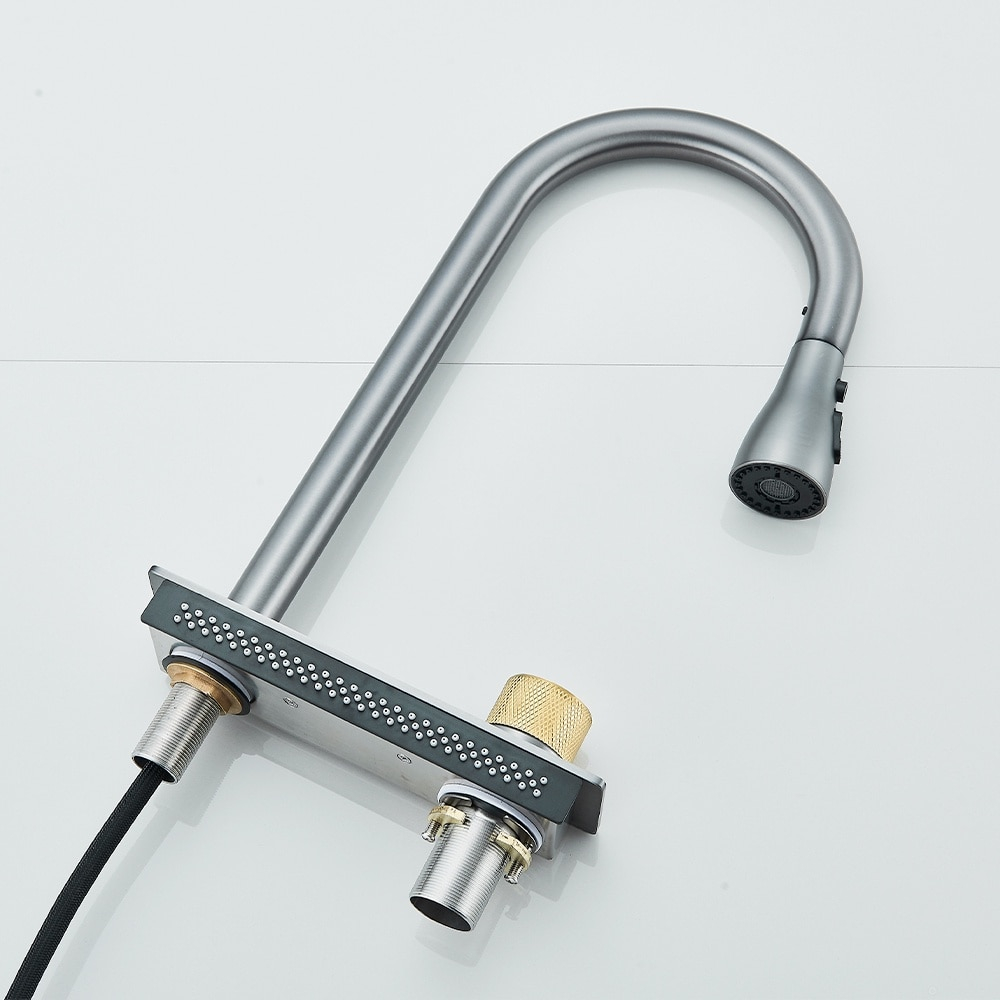 Chiuvetă multifuncțională bucătărie gri grafit 600x450 mm cu accesorii premium [12]