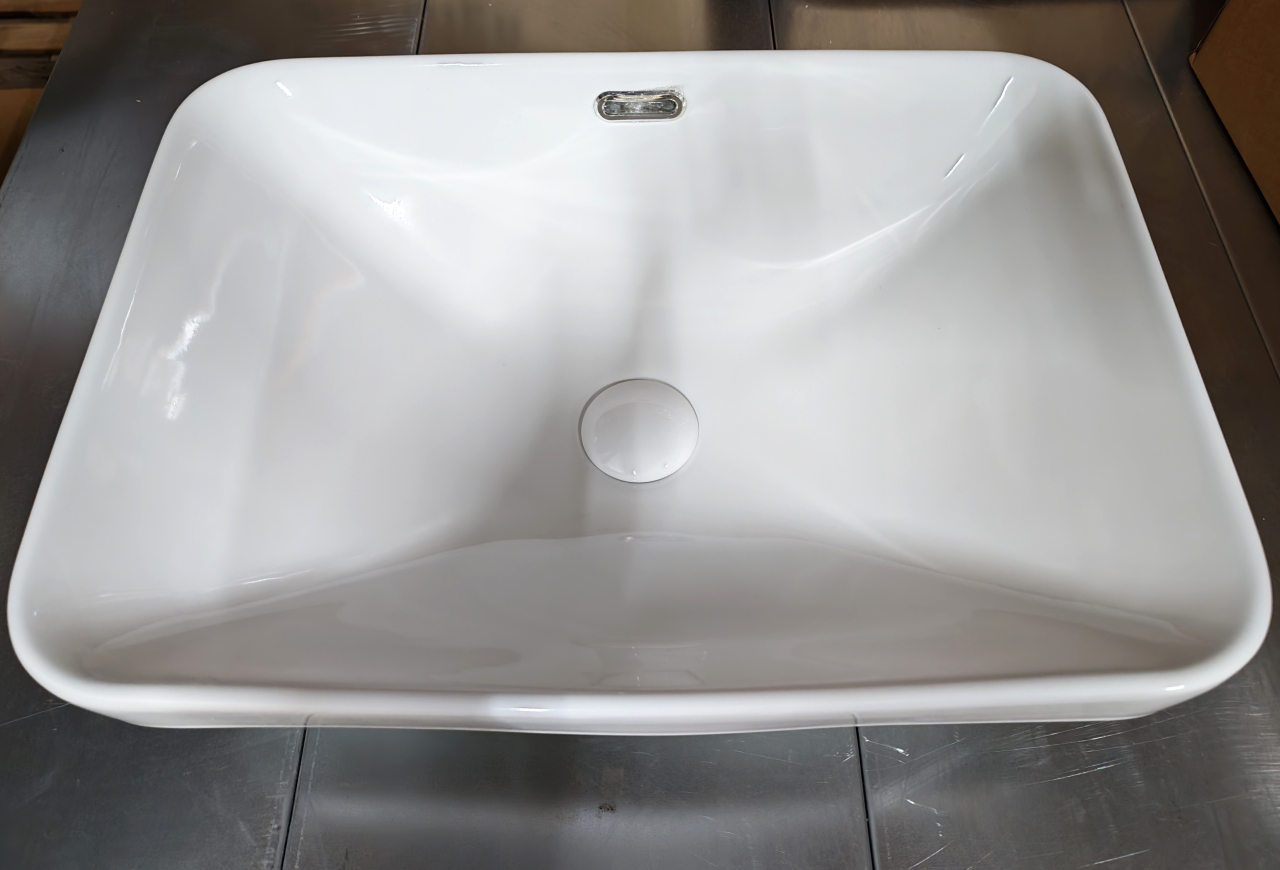 Lavoar ceramic încastrabil în blat BisDesign alb 510x360x165 mm [4]