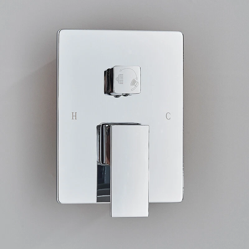 Sistem dus incastrat crom lucios cu para ploaie 30 cm BisDesign [6]