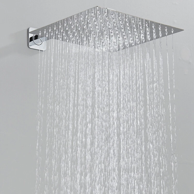 Sistem dus incastrat crom lucios cu para ploaie 30 cm BisDesign [2]