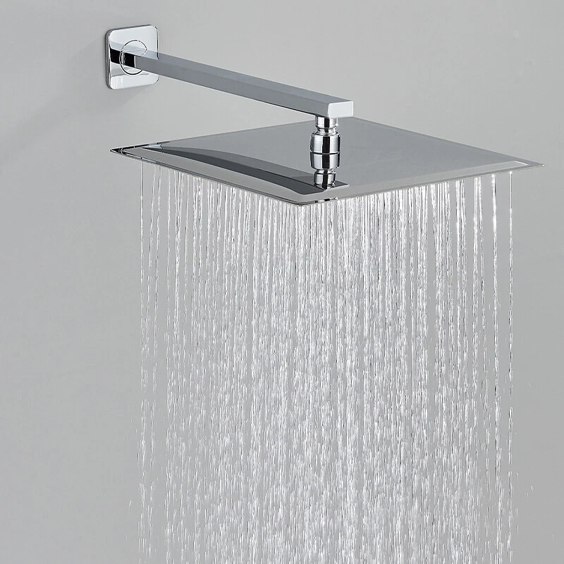 Sistem dus incastrat crom lucios cu para ploaie 30 cm BisDesign [3]