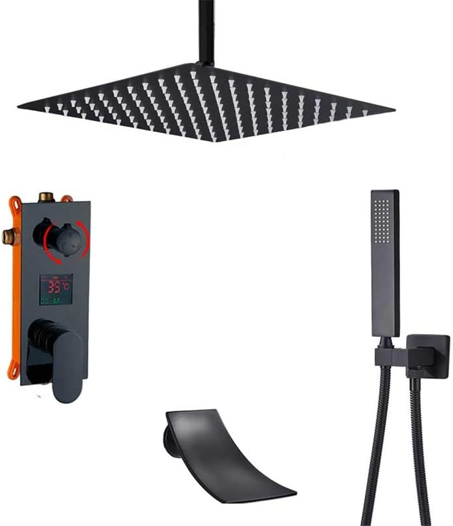 Sistem de duș încastrabil cu LCD și para tavan 40 cm [1]